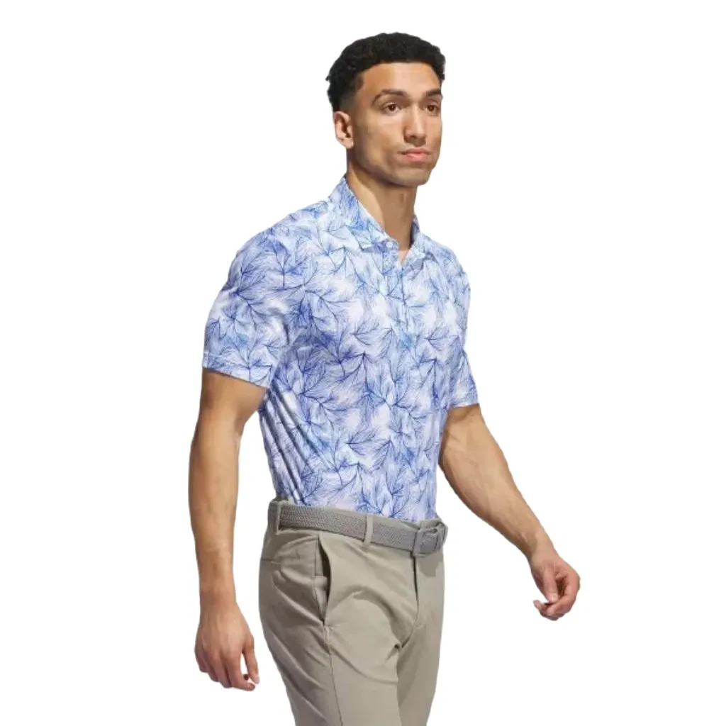 Adidas 2024 Ultimate365 Mesh Pine Print Polo Shirt