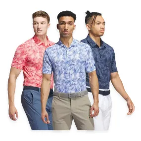 Adidas 2024 Ultimate365 Mesh Pine Print Polo Shirt