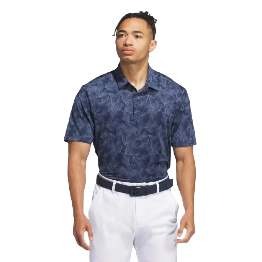 Adidas 2024 Ultimate365 Mesh Pine Print Polo Shirt
