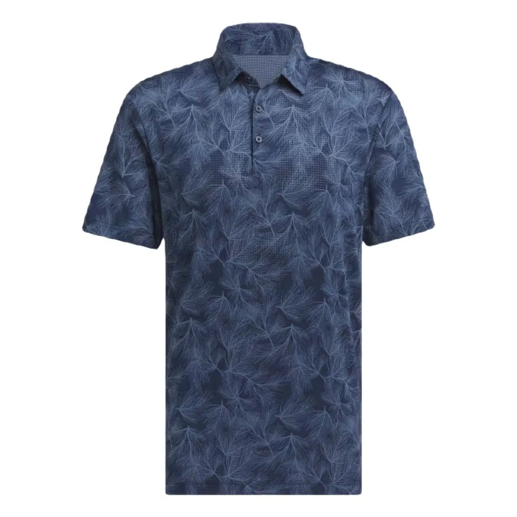 Adidas 2024 Ultimate365 Mesh Pine Print Polo Shirt