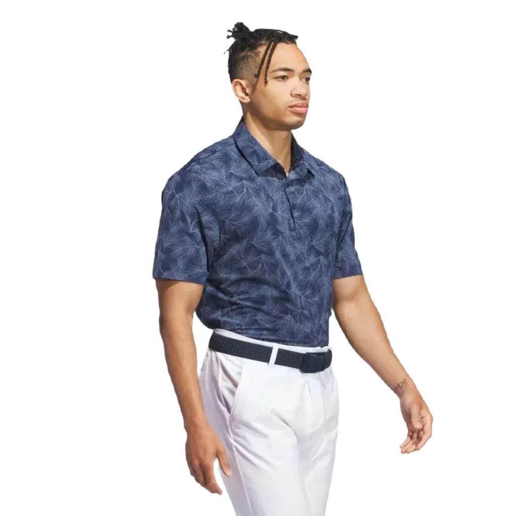 Adidas 2024 Ultimate365 Mesh Pine Print Polo Shirt