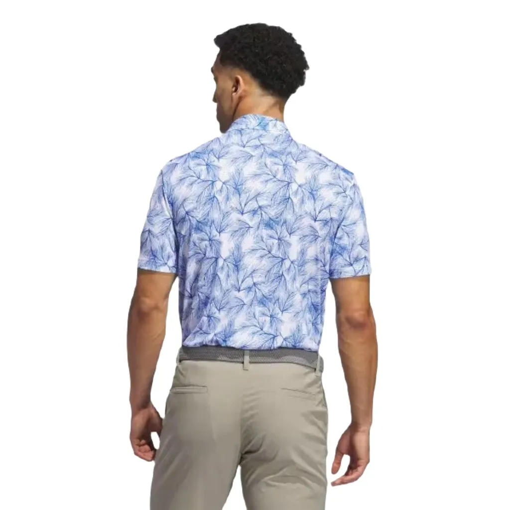 Adidas 2024 Ultimate365 Mesh Pine Print Polo Shirt