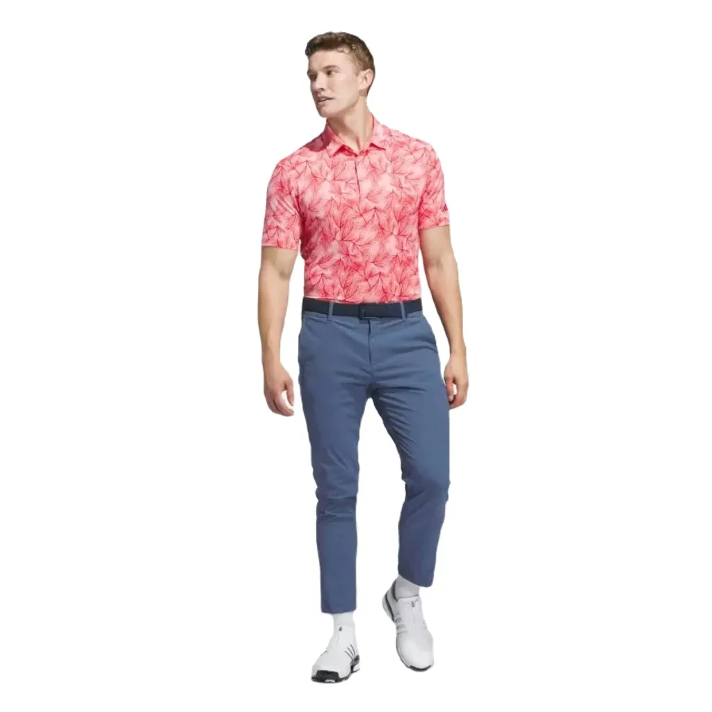 Adidas 2024 Ultimate365 Mesh Pine Print Polo Shirt