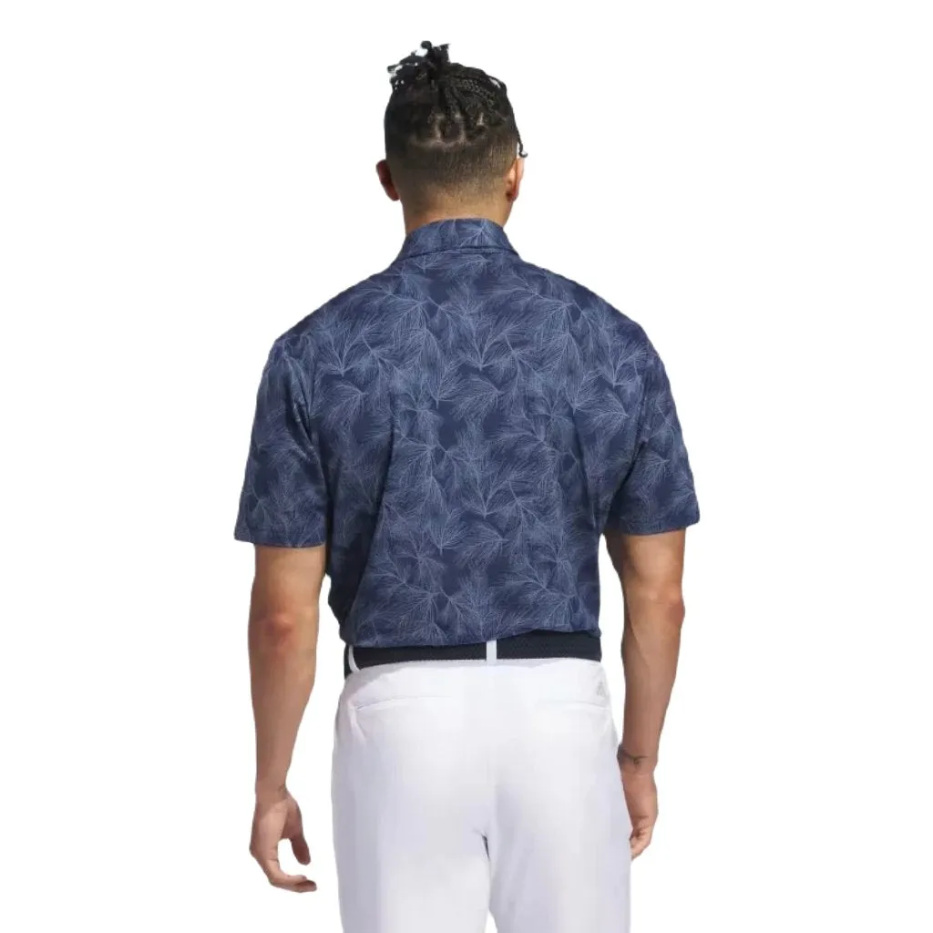 Adidas 2024 Ultimate365 Mesh Pine Print Polo Shirt