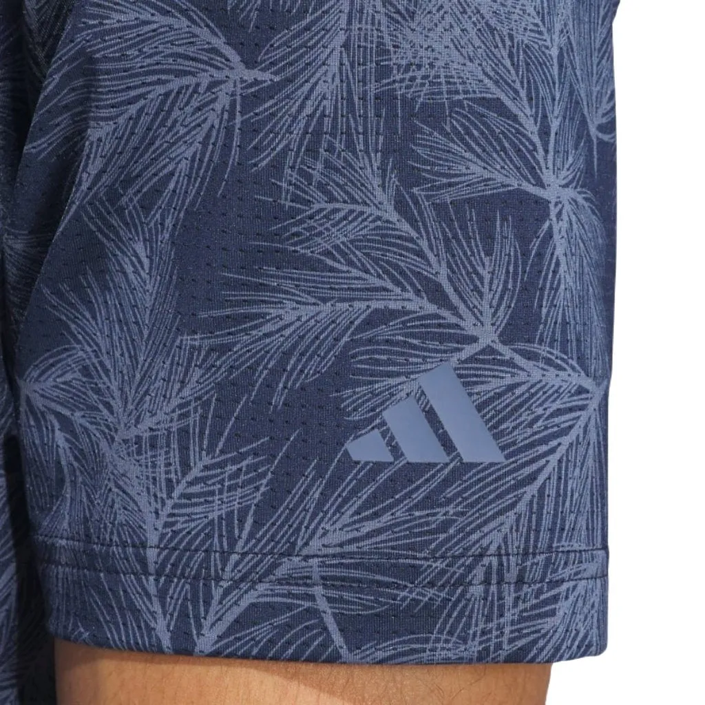 Adidas 2024 Ultimate365 Mesh Pine Print Polo Shirt