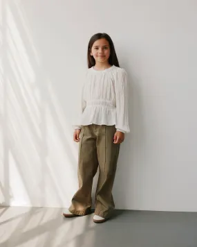 ALLISSY BLOUSE - Snow white