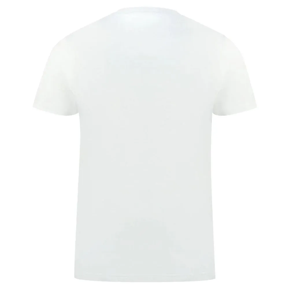Aquascutum White Cotton Men Men's T-Shirt