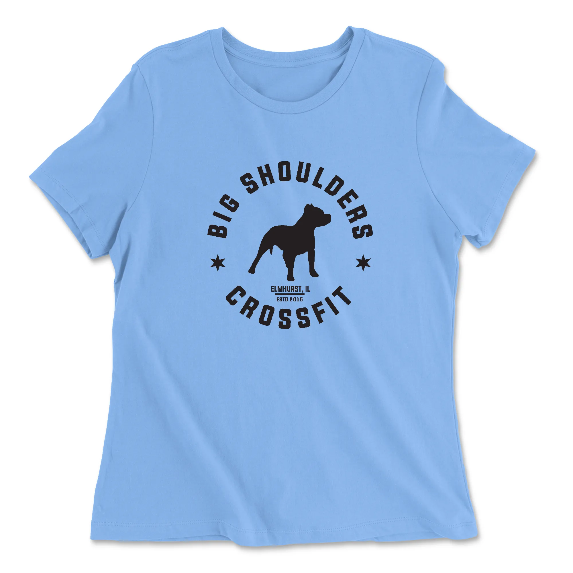 Big Shoulders CrossFit ESTD Womens - Relaxed Jersey T-Shirt