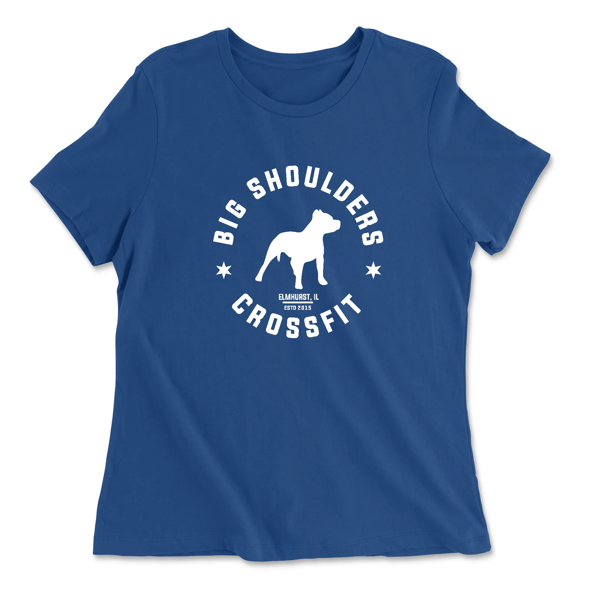 Big Shoulders CrossFit ESTD Womens - Relaxed Jersey T-Shirt
