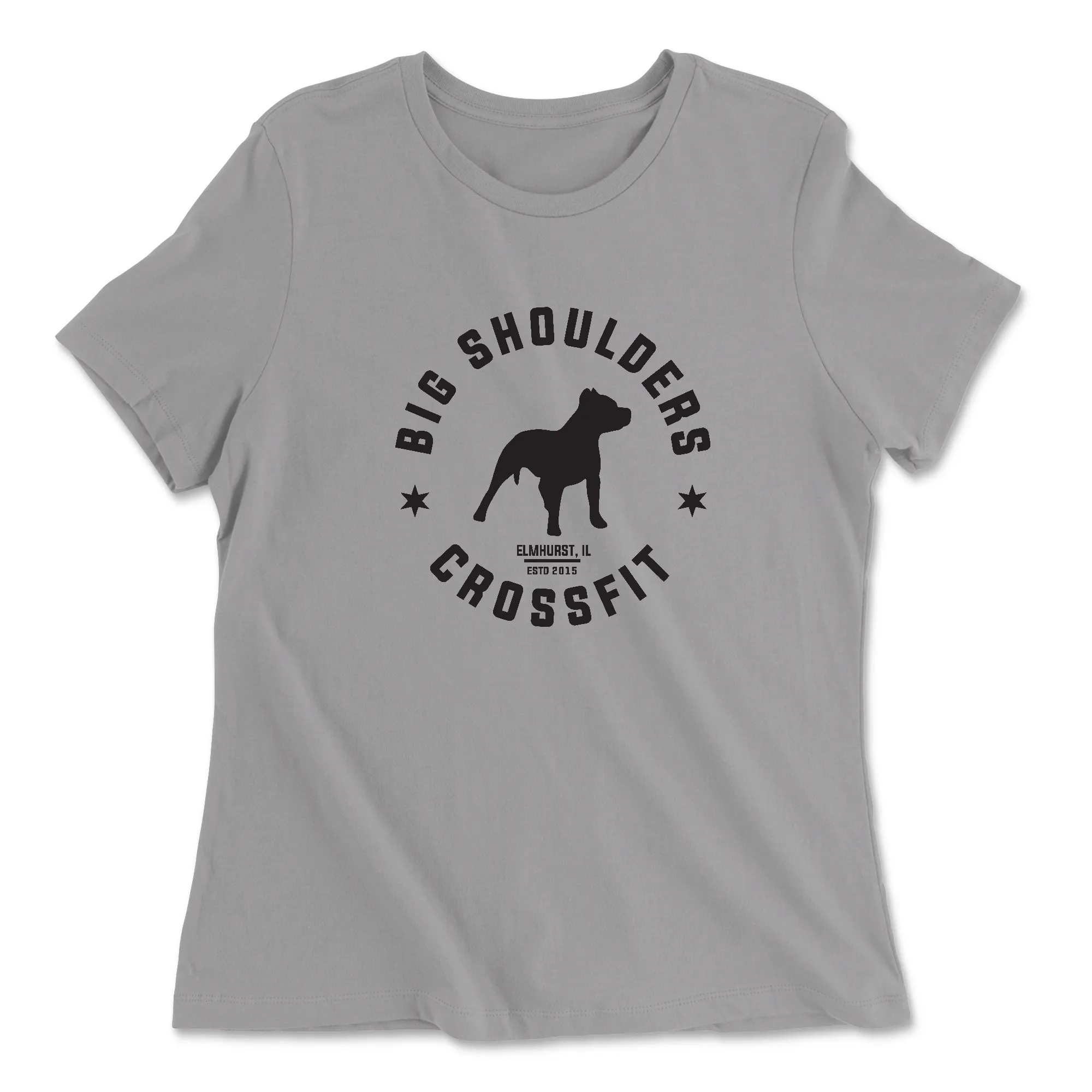 Big Shoulders CrossFit ESTD Womens - Relaxed Jersey T-Shirt