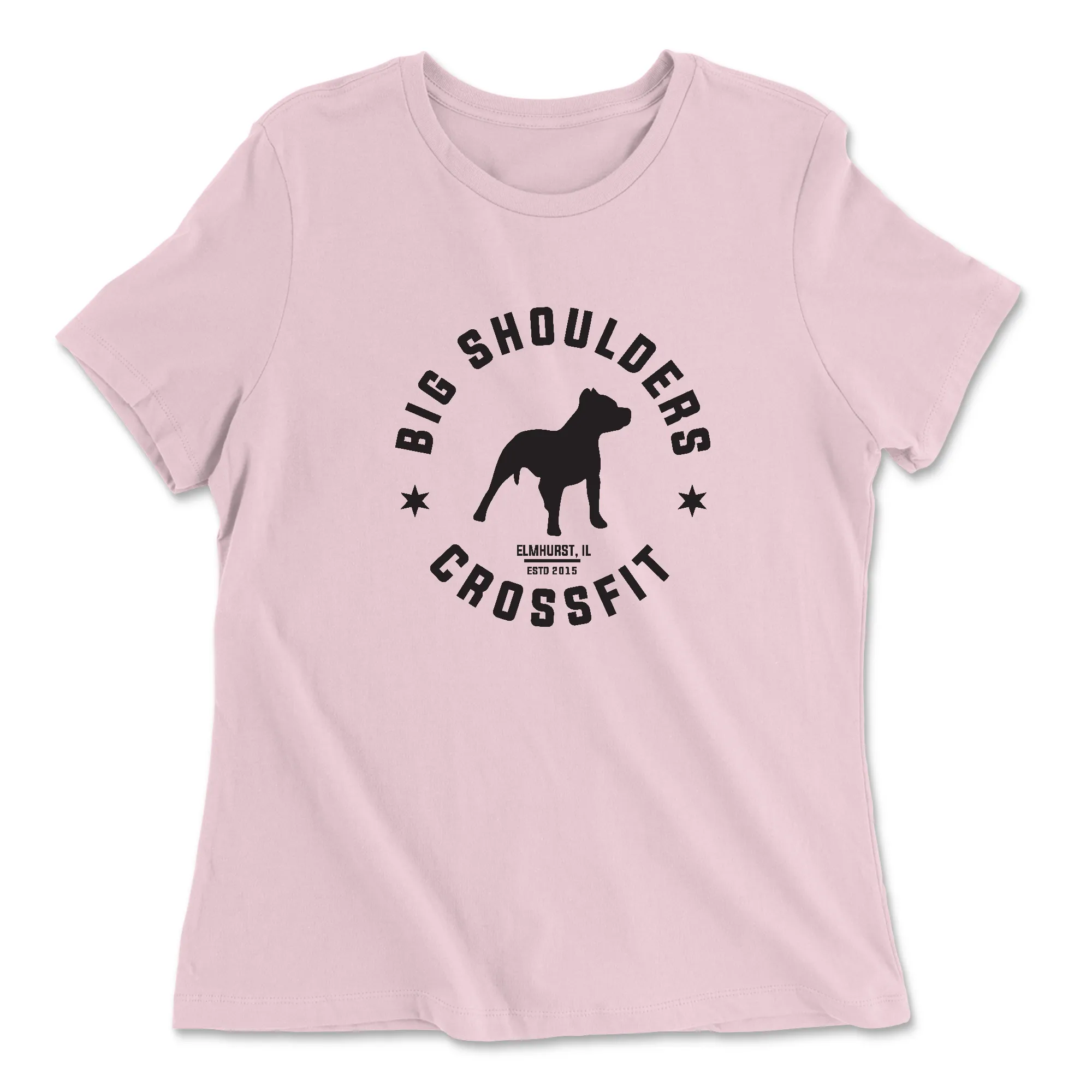 Big Shoulders CrossFit ESTD Womens - Relaxed Jersey T-Shirt