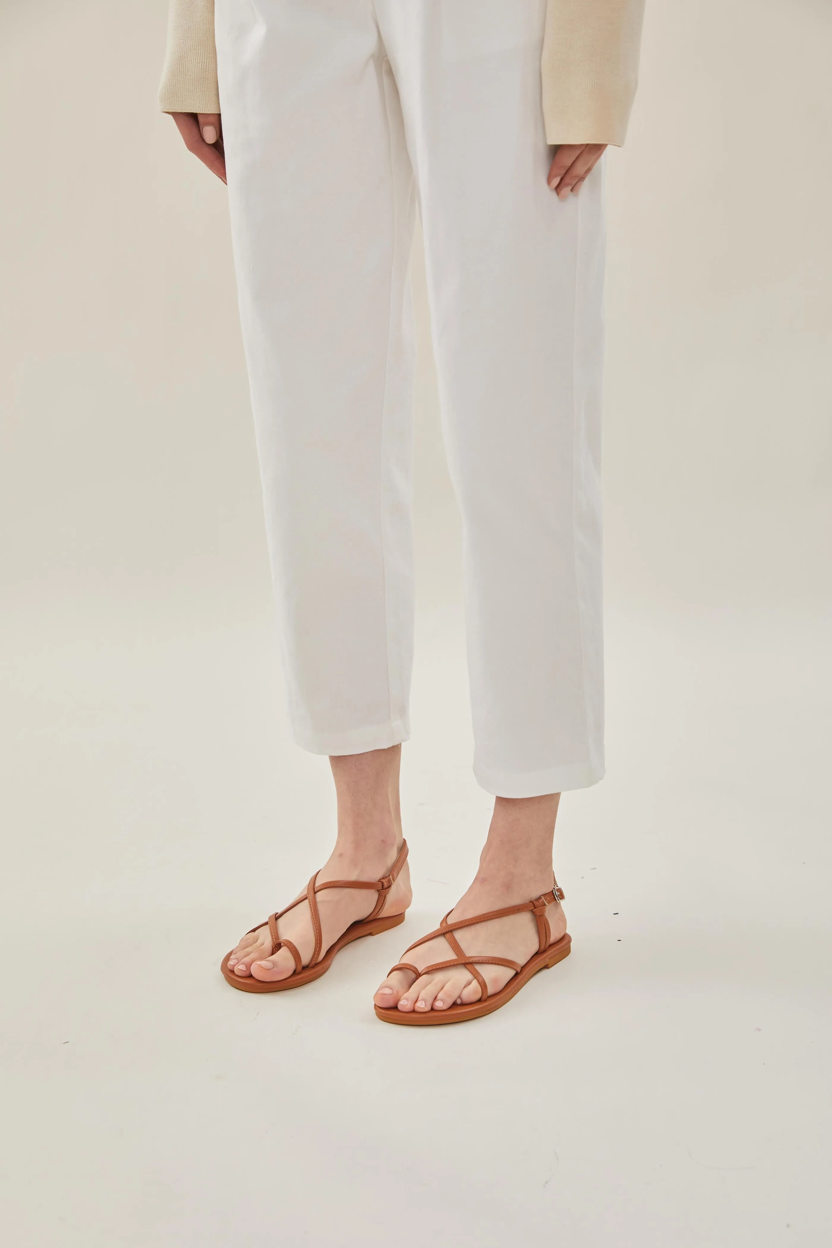 Blake Loop Sandals in Camel