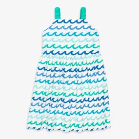 Clearance kids woven tank sundress in sea