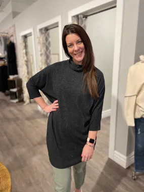 Cocoon Soft Rib Dress