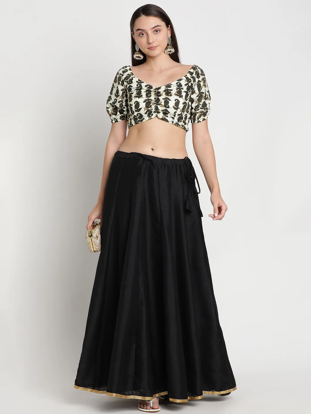 Cotton Printed Puff sleeves Blouse