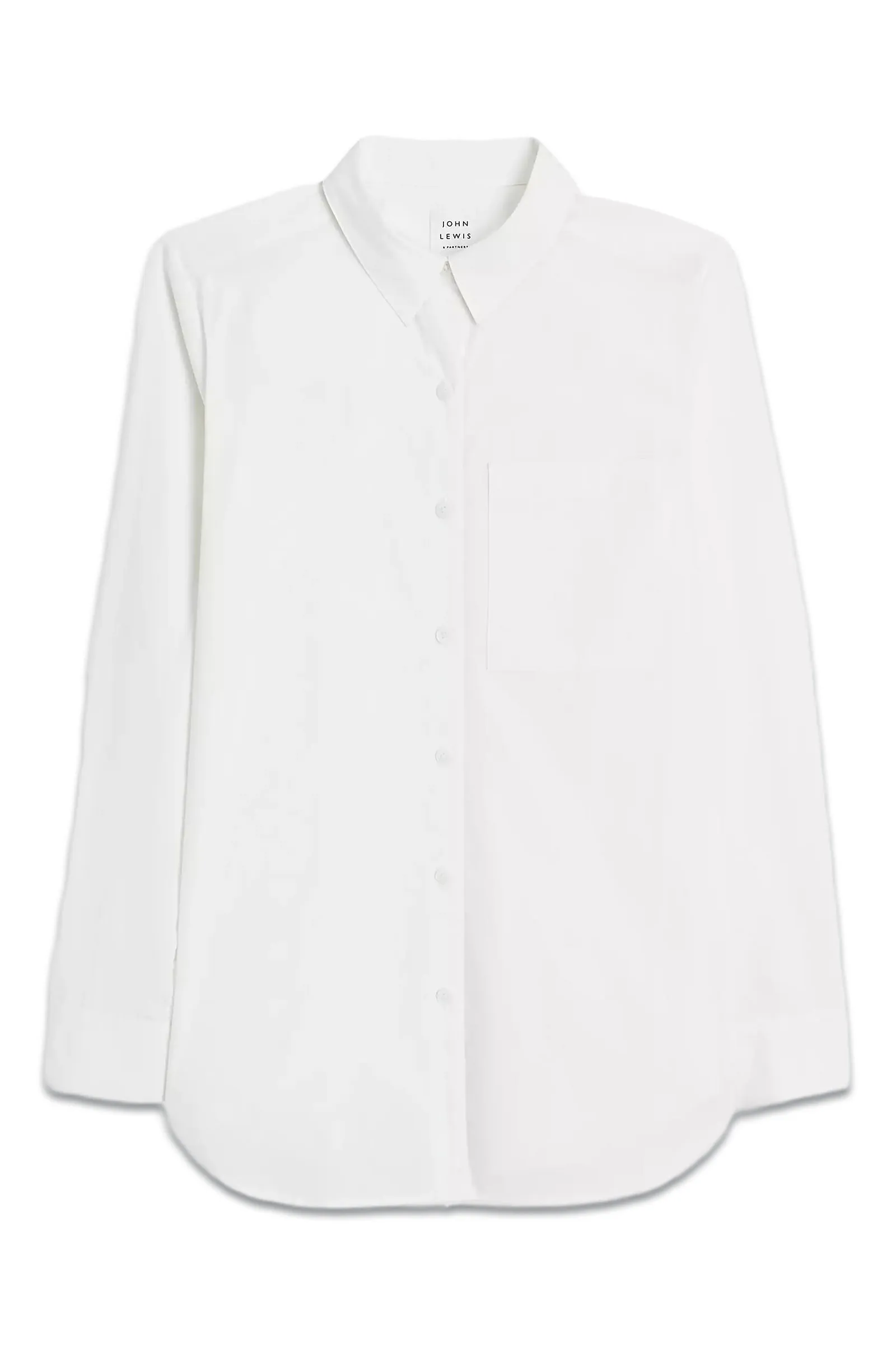 Cotton Relaxed Shirt, White