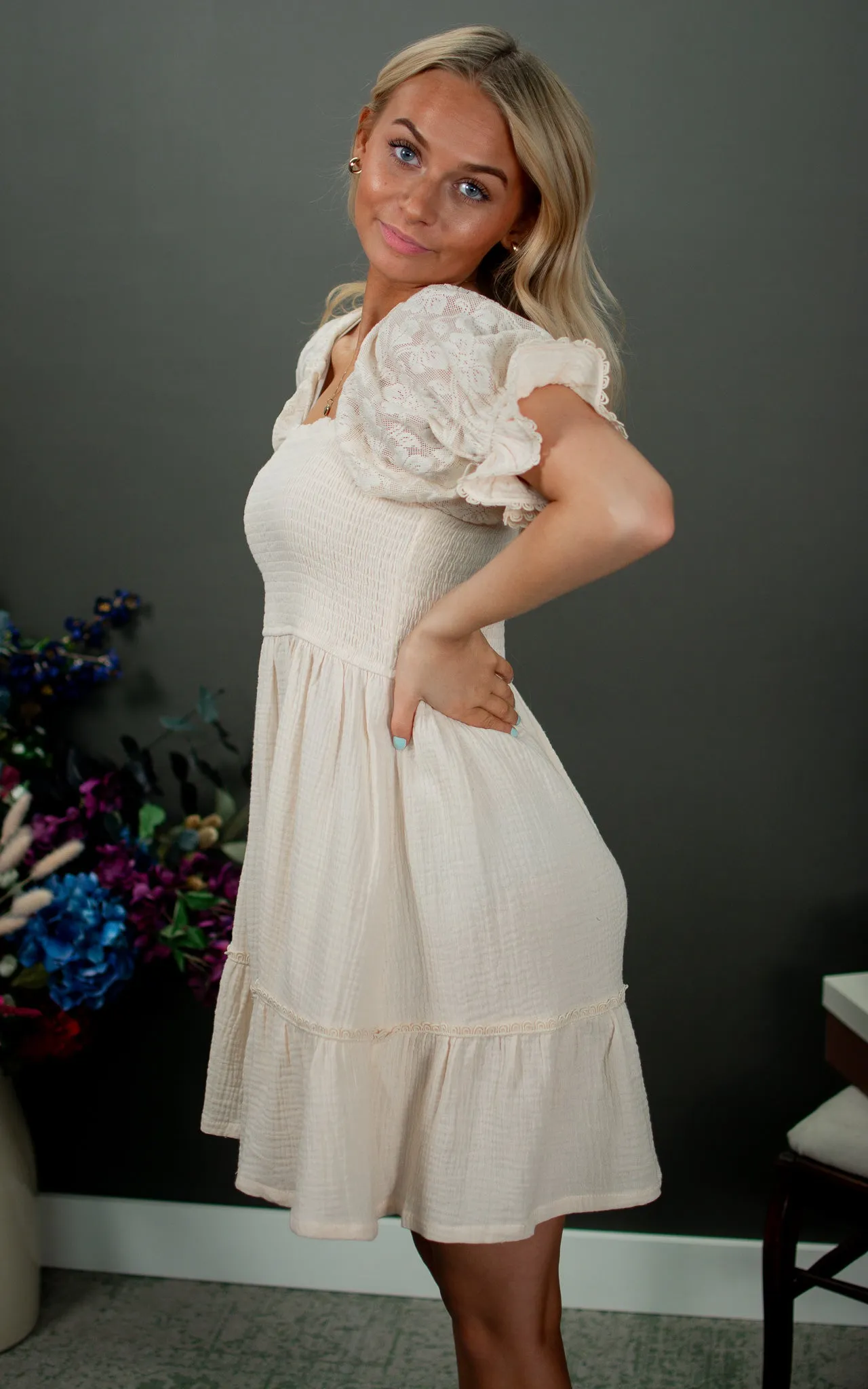 Cotton Soft Mini Dress
