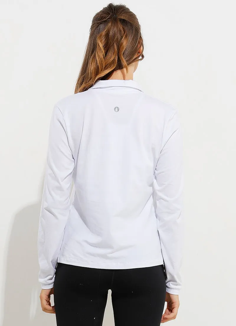 Court LS Polo (White)