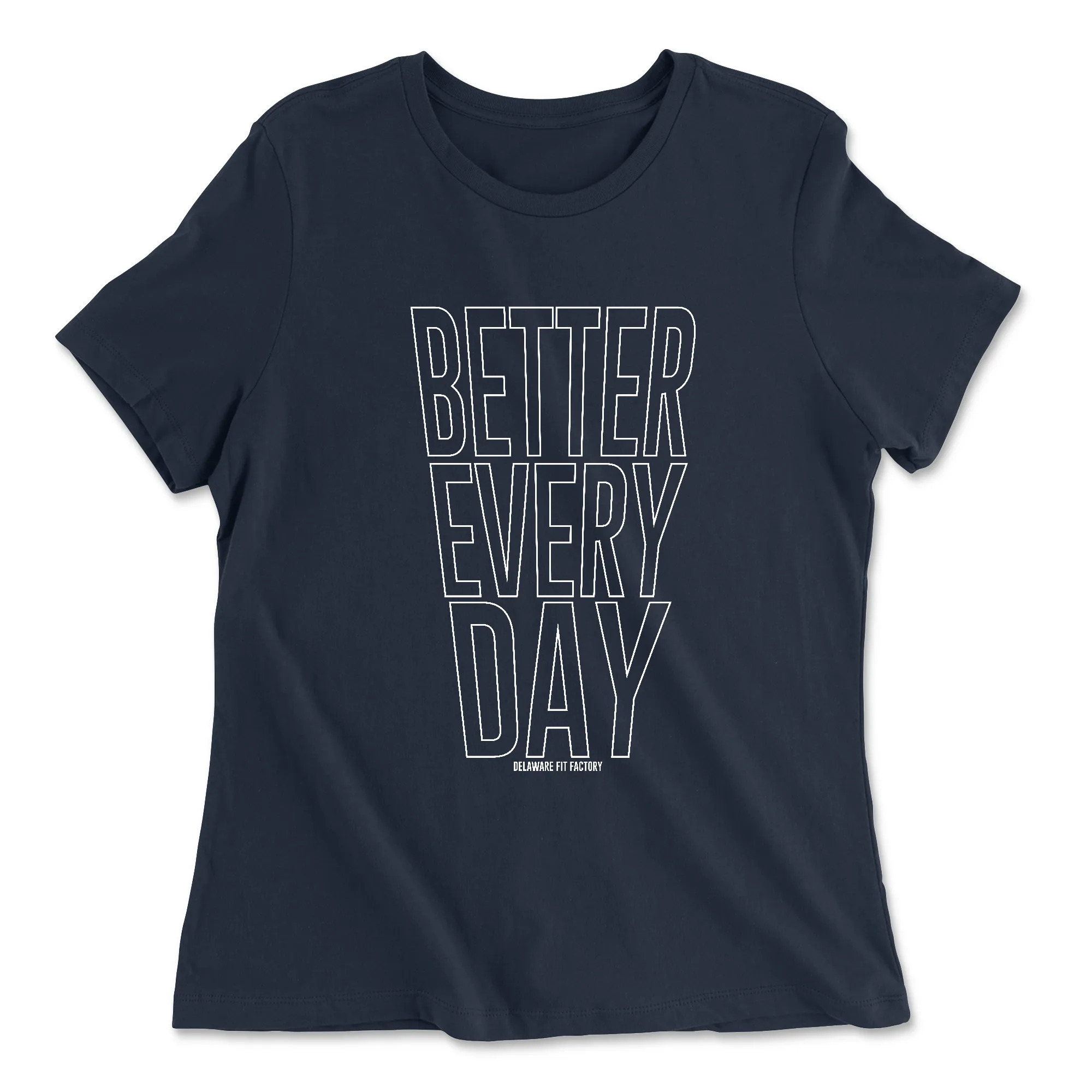 CrossFit Delaware Better Perspective White Womens - Relaxed Jersey T-Shirt