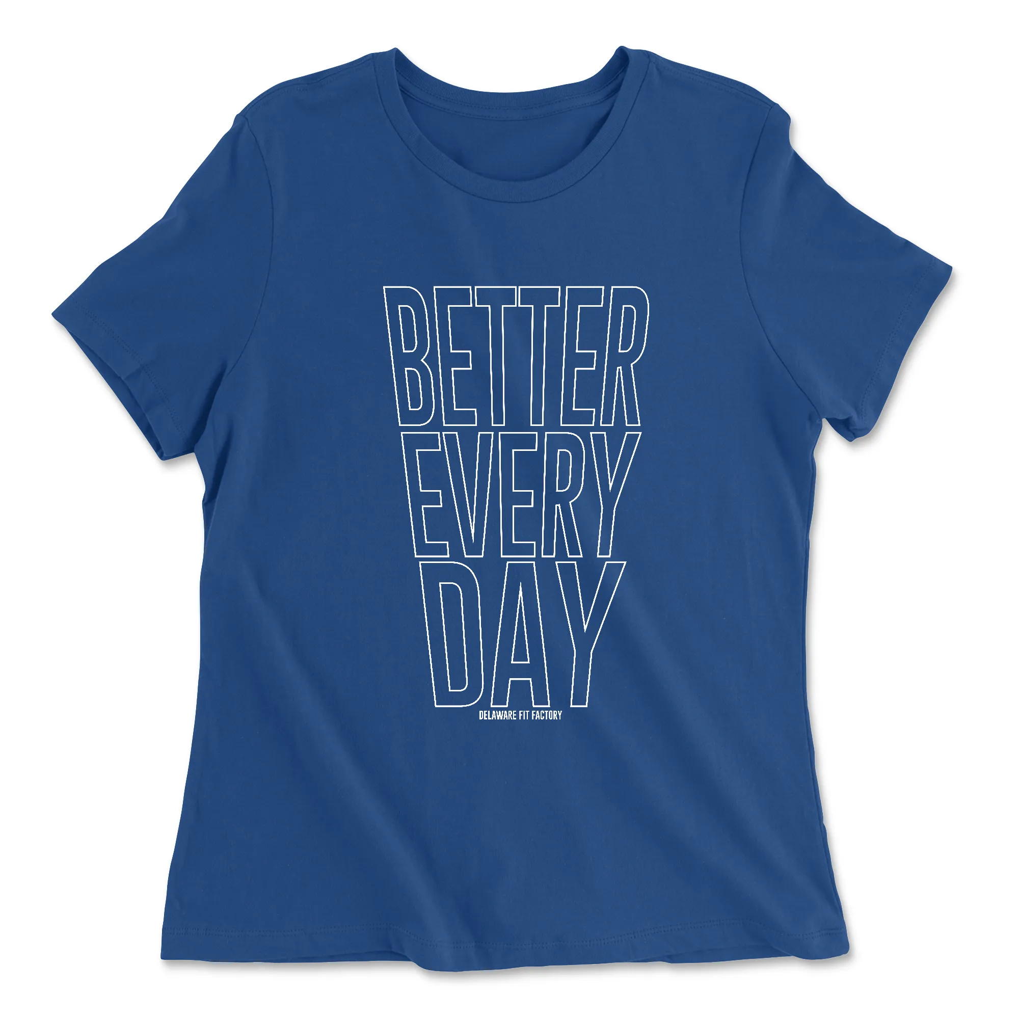 CrossFit Delaware Better Perspective White Womens - Relaxed Jersey T-Shirt