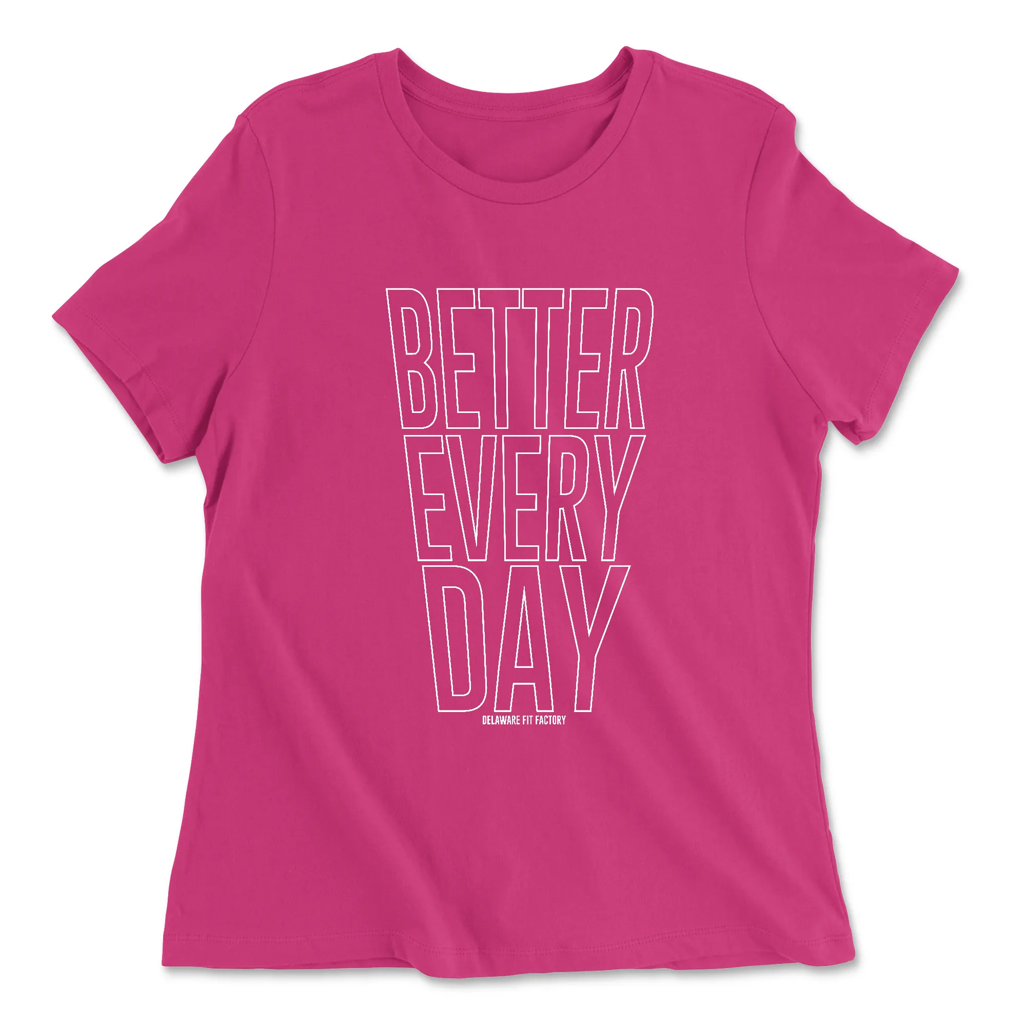 CrossFit Delaware Better Perspective White Womens - Relaxed Jersey T-Shirt