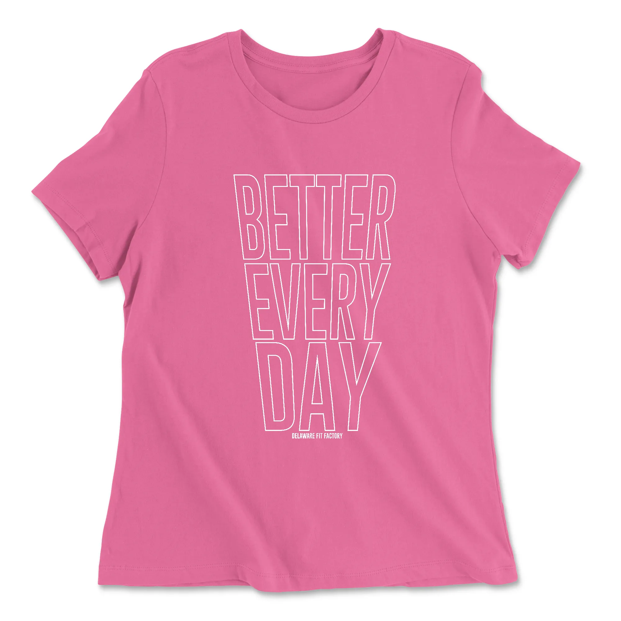 CrossFit Delaware Better Perspective White Womens - Relaxed Jersey T-Shirt