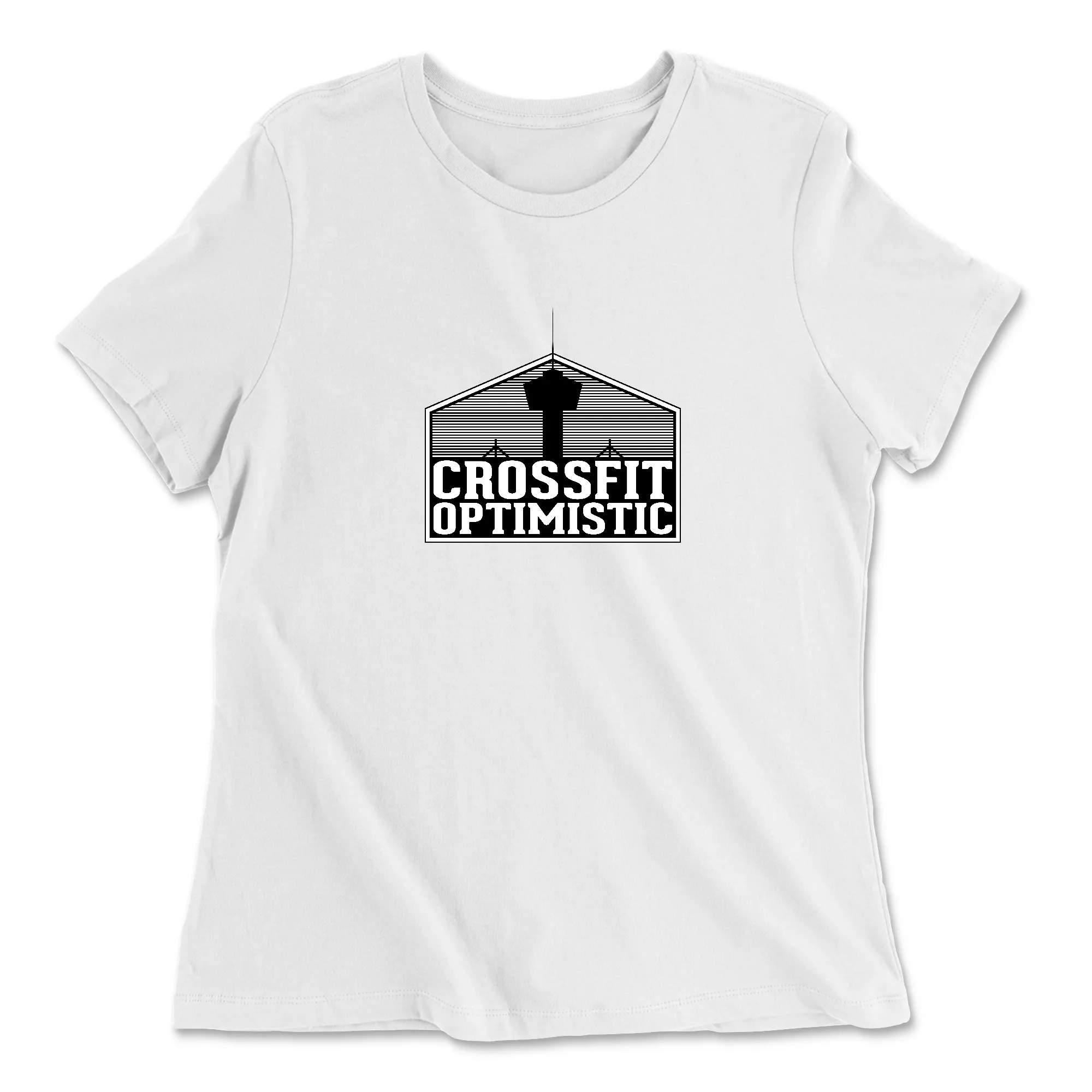 CrossFit Optimistic Tower Womens - Relaxed Jersey T-Shirt