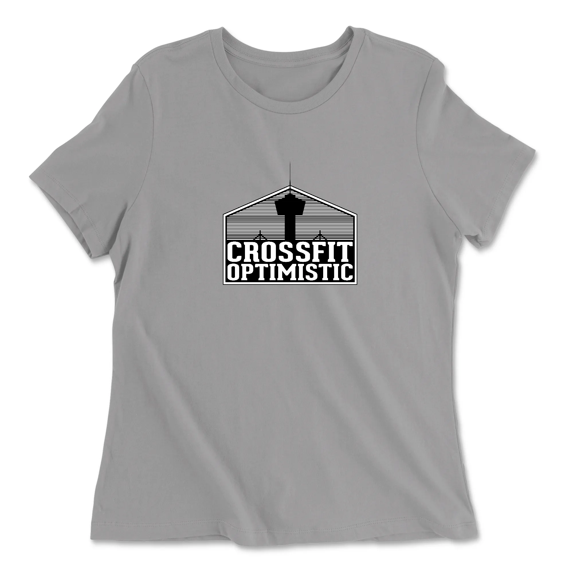 CrossFit Optimistic Tower Womens - Relaxed Jersey T-Shirt