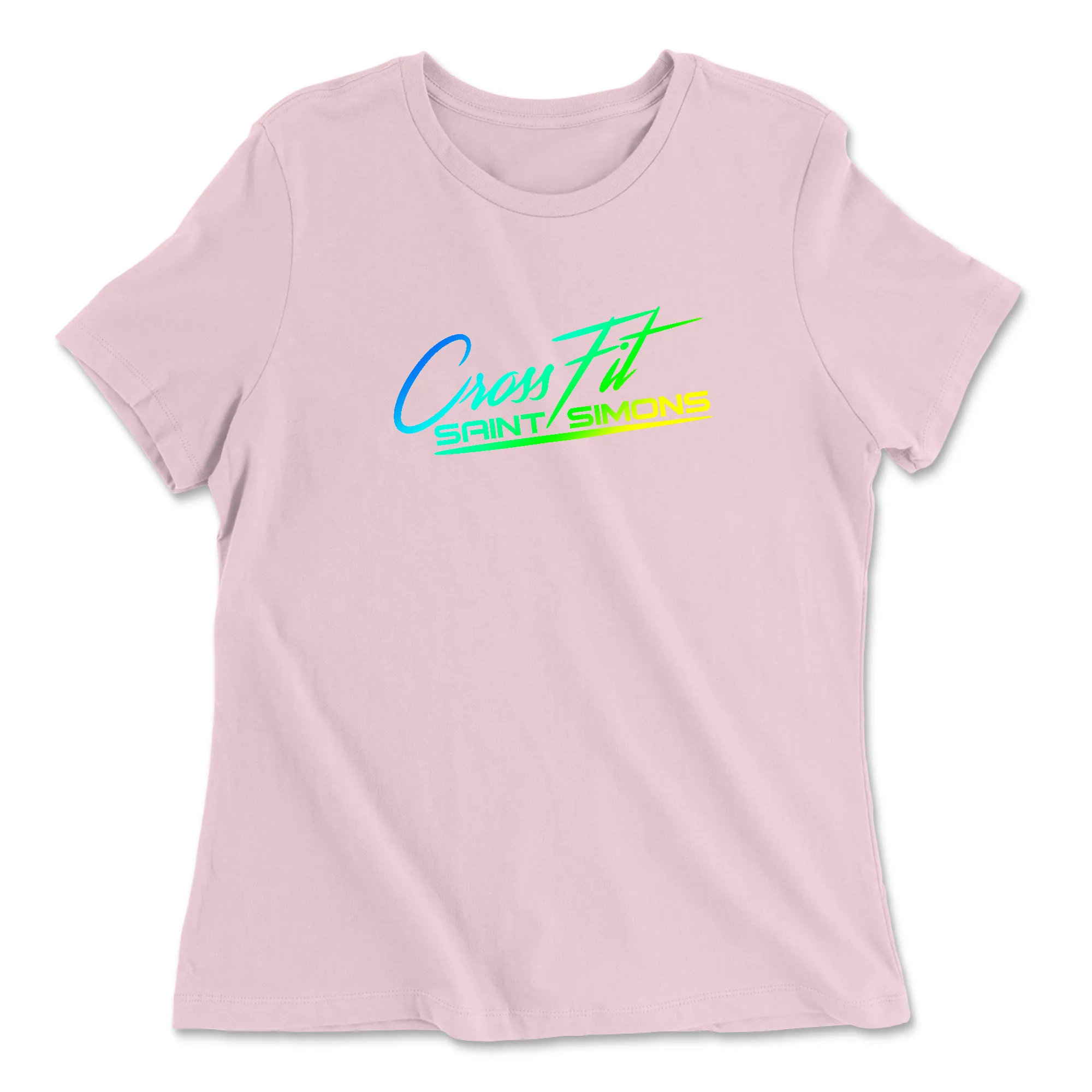 CrossFit Saint Simons Multi Color Womens - Relaxed Jersey T-Shirt