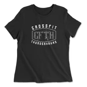 CrossFit ThunderHawk CFTH Gray Womens - Relaxed Jersey T-Shirt