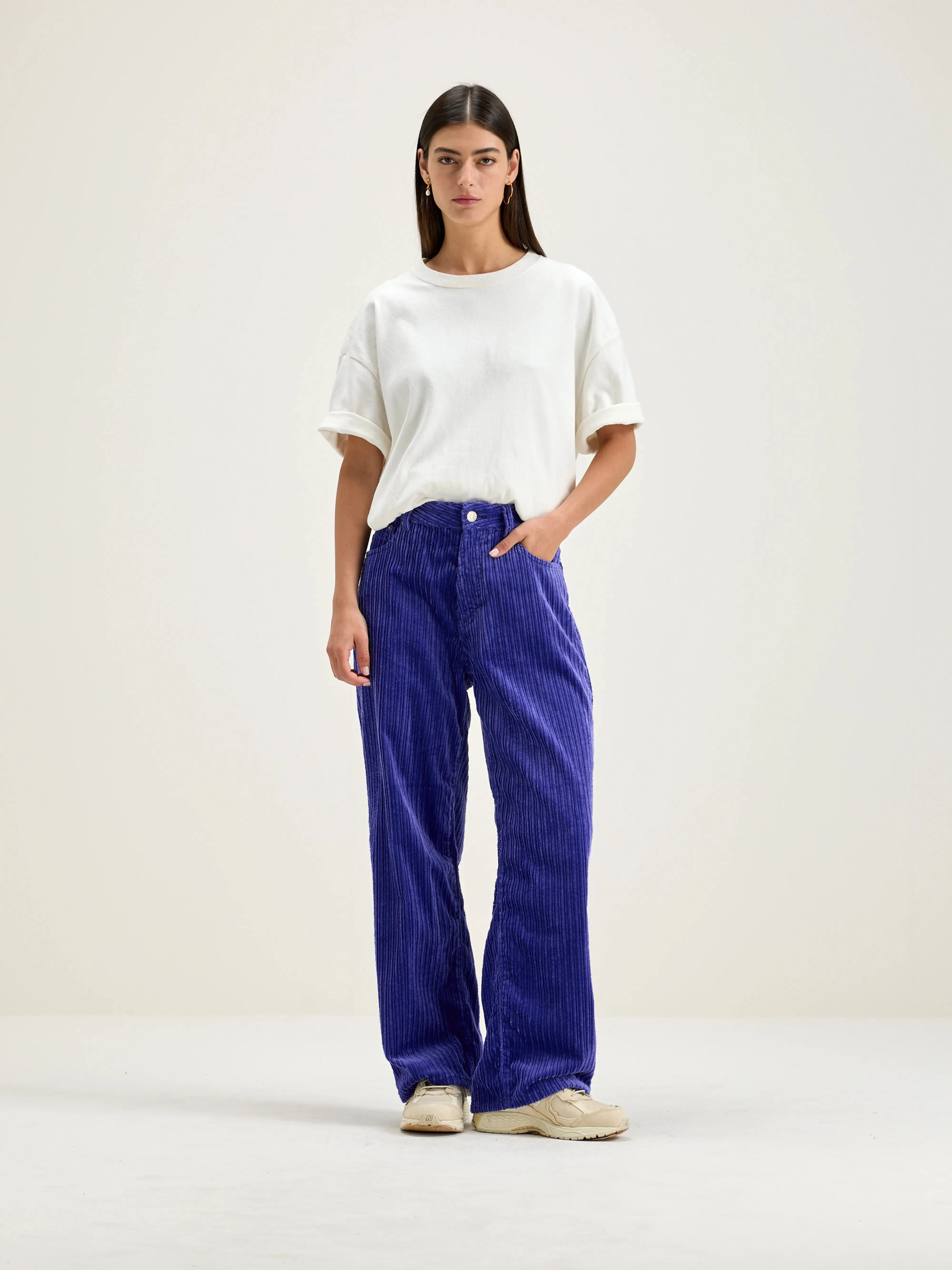 Denim N. 66 wide jeans (242 / W / DEEP PURPLE)