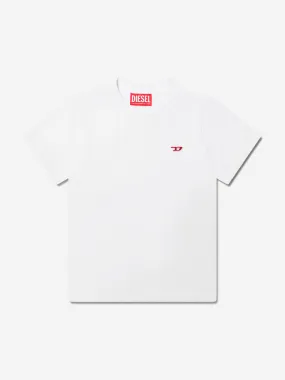 Diesel Boys Logo T-Shirt in White