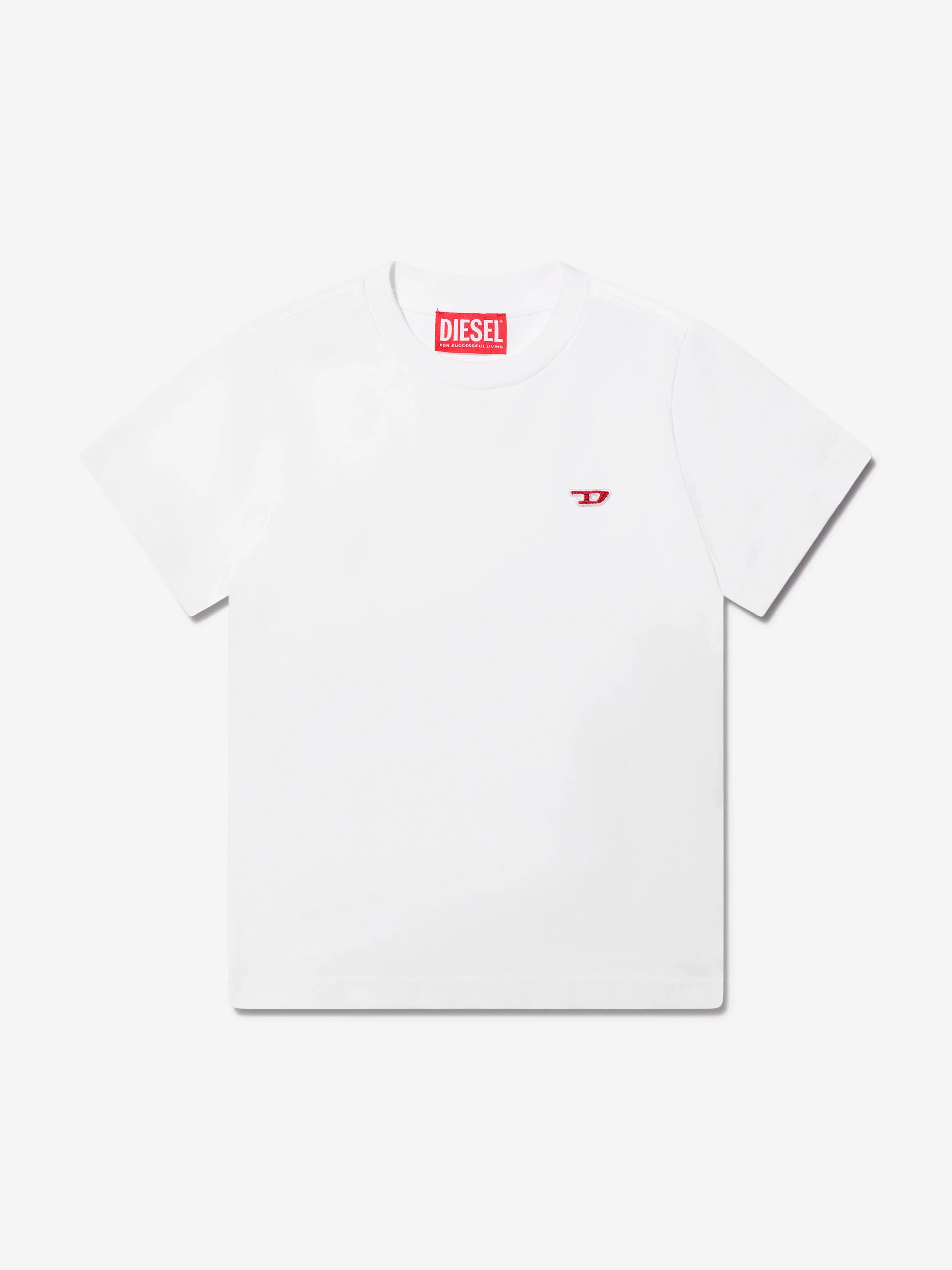 Diesel Boys Logo T-Shirt in White