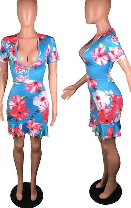 FLORAL IN THE FRONT