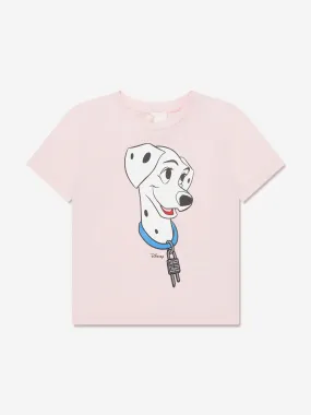 Givenchy Girls Disney Perdita Print T-Shirt in Pink