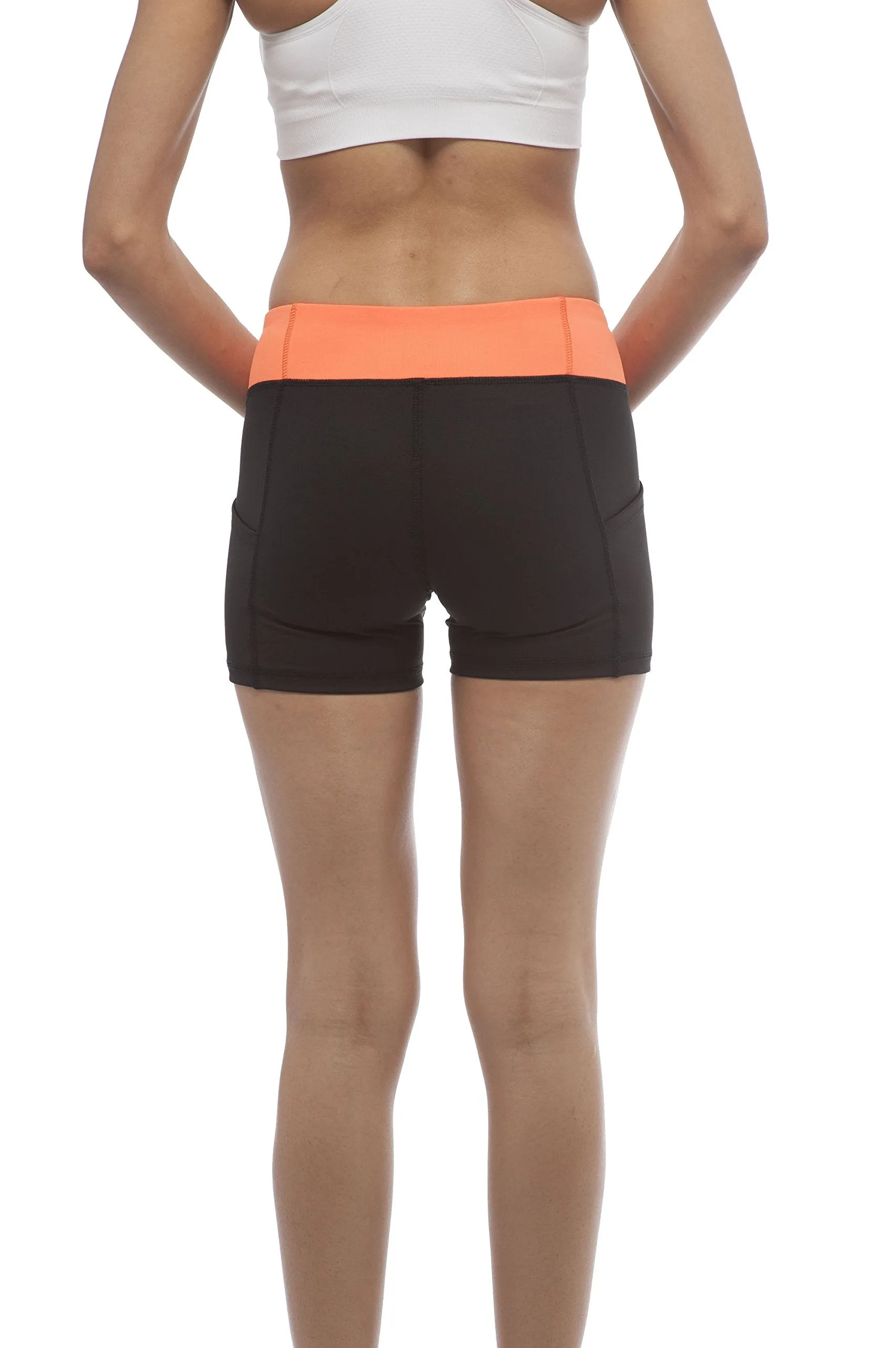 Hollywood Star Fashion Solid Plain Active Wear Bicycle Shorts