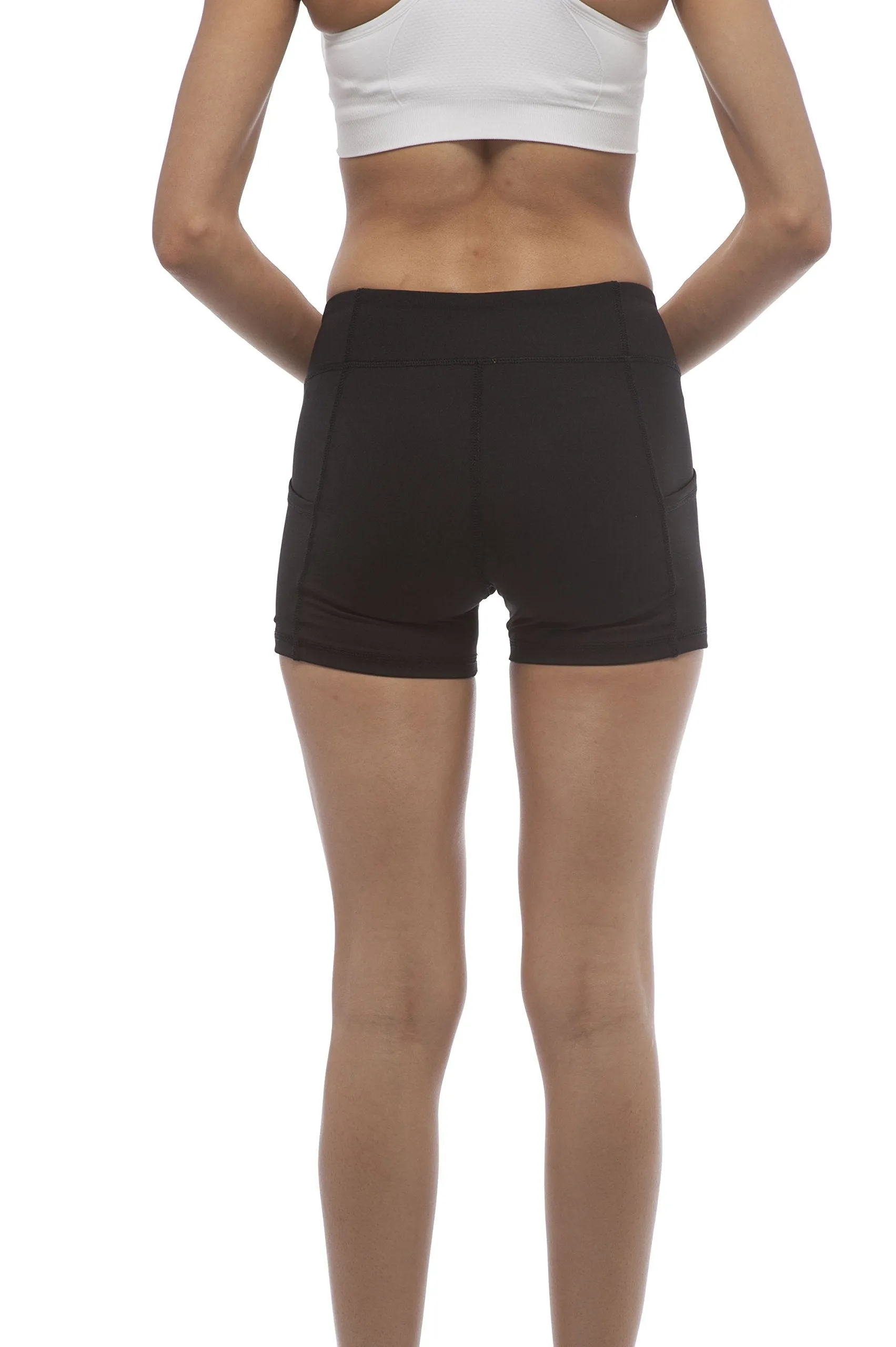Hollywood Star Fashion Solid Plain Active Wear Bicycle Shorts