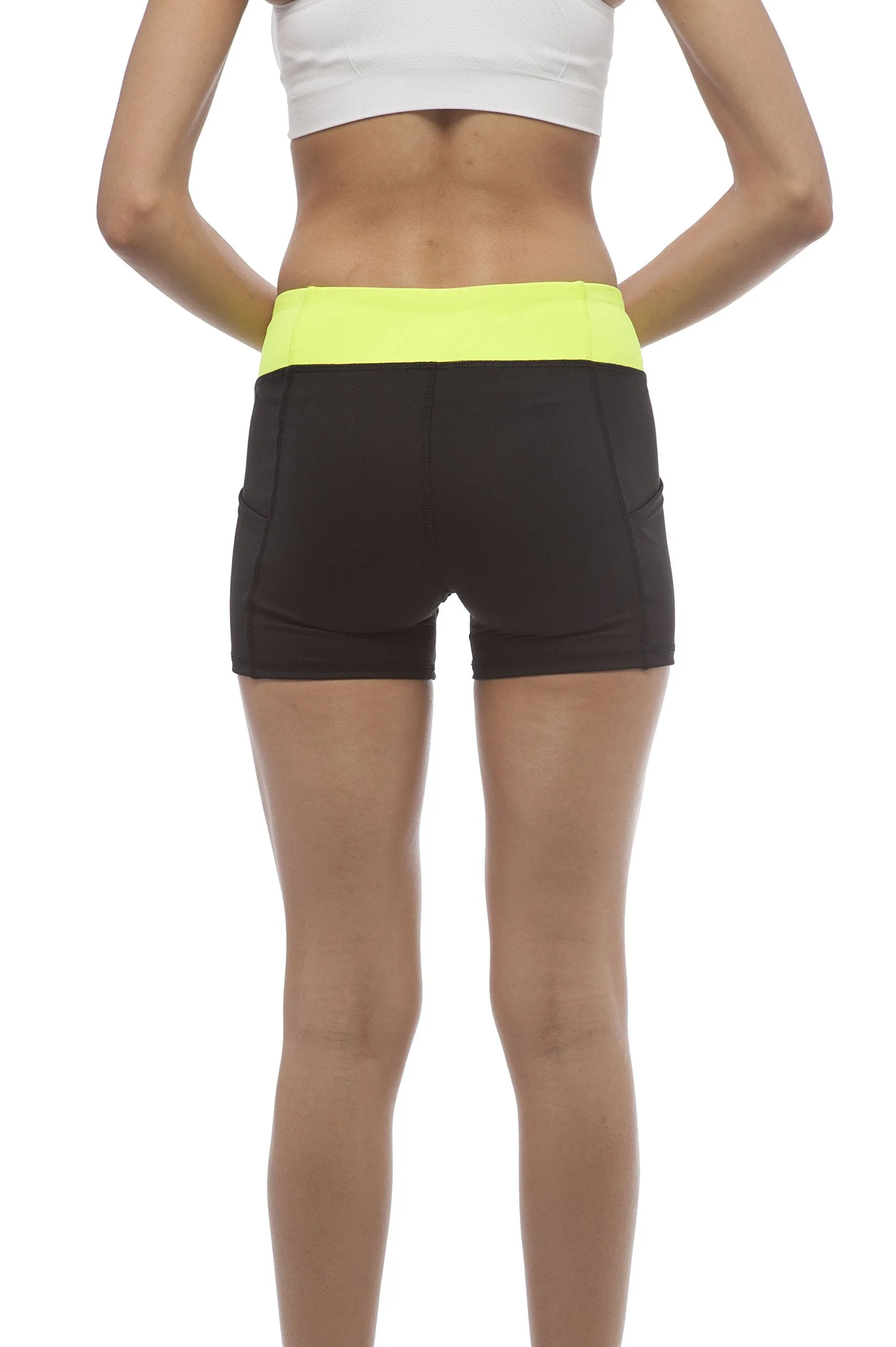 Hollywood Star Fashion Solid Plain Active Wear Bicycle Shorts