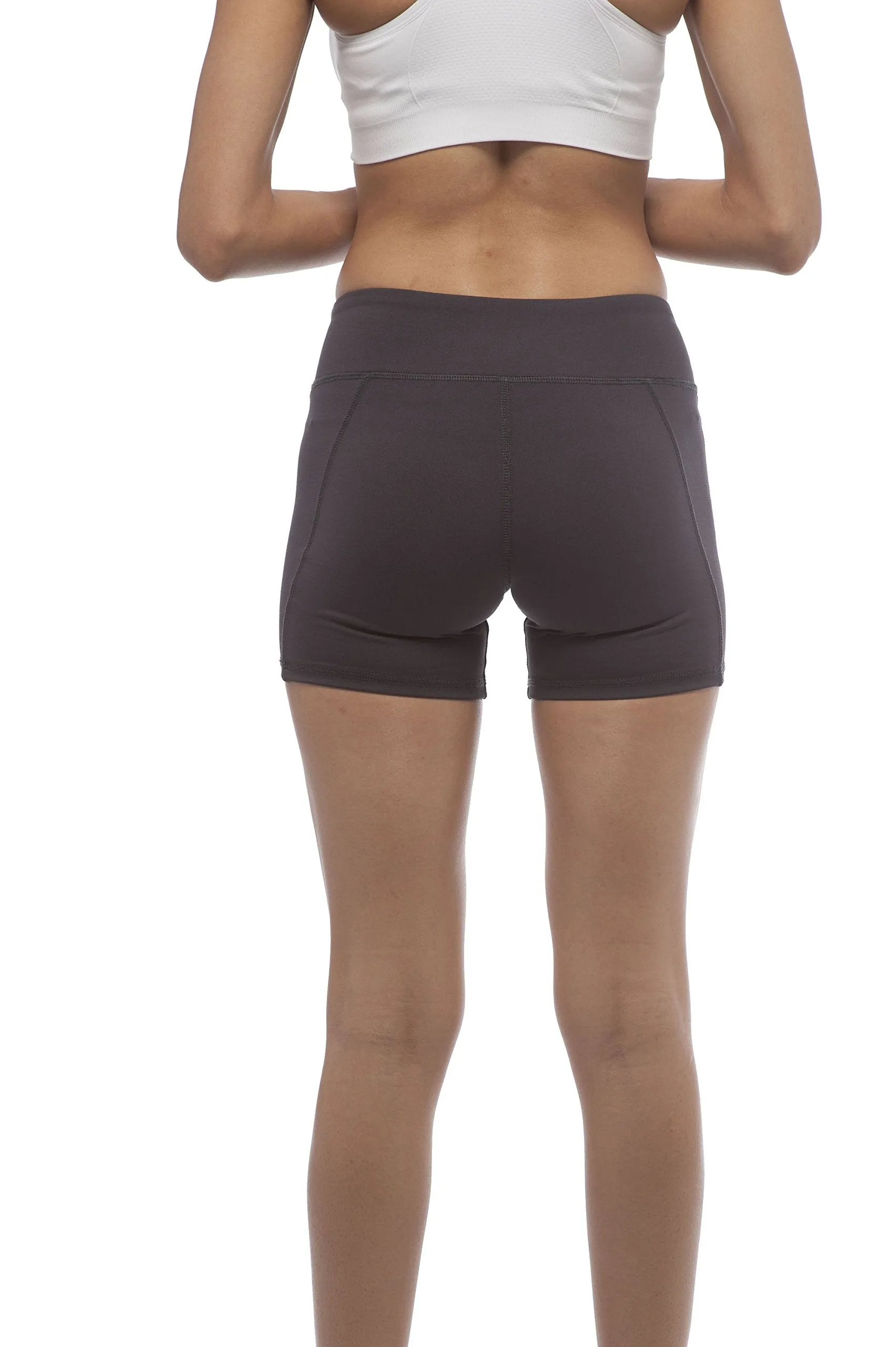Hollywood Star Fashion Solid Plain Active Wear Bicycle Shorts