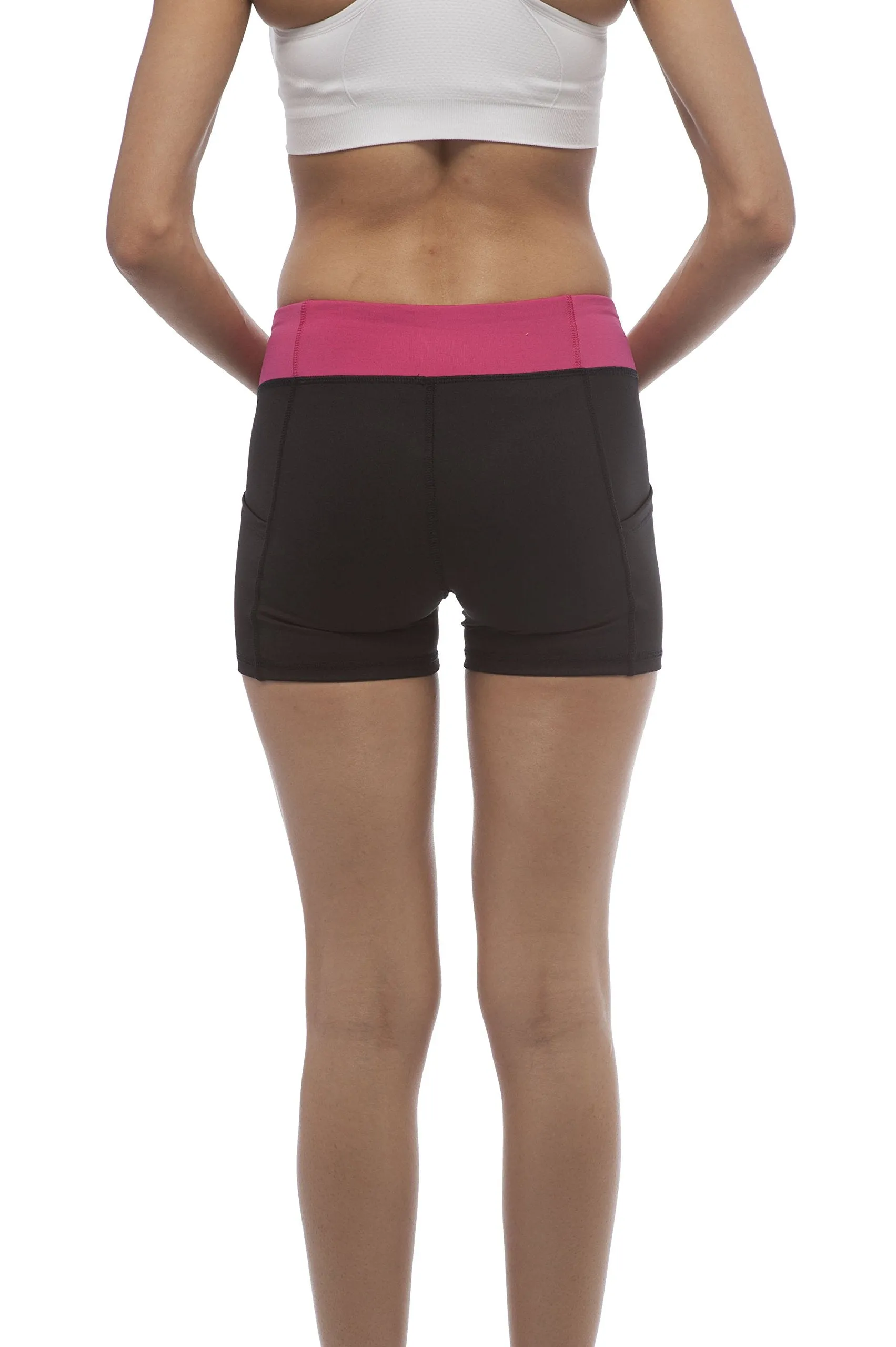 Hollywood Star Fashion Solid Plain Active Wear Bicycle Shorts