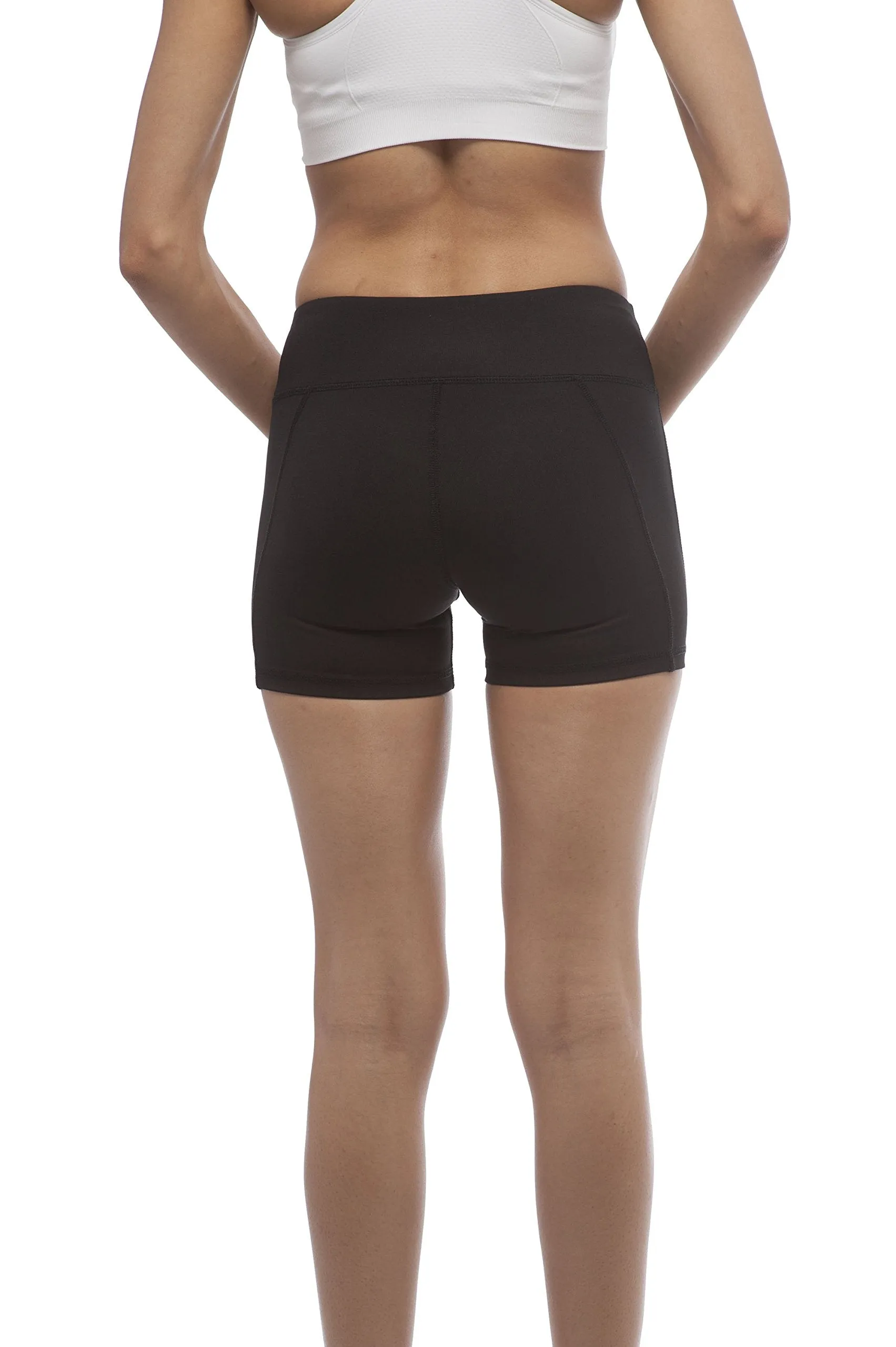 Hollywood Star Fashion Solid Plain Active Wear Bicycle Shorts