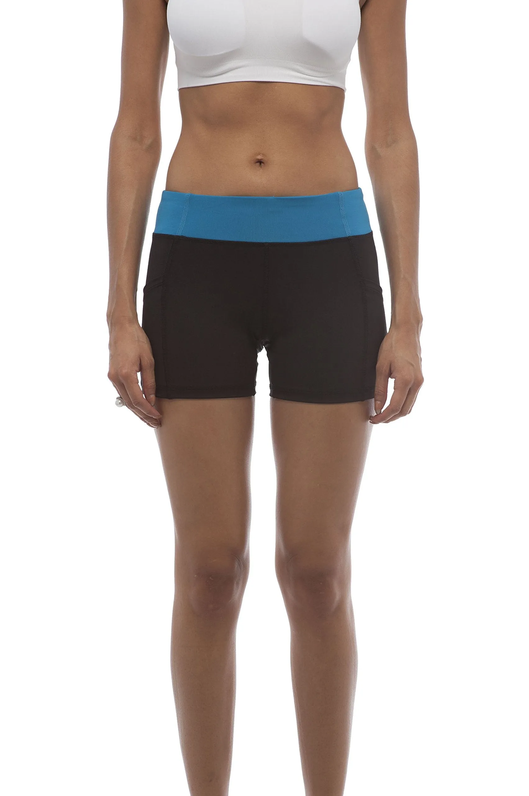 Hollywood Star Fashion Solid Plain Active Wear Bicycle Shorts