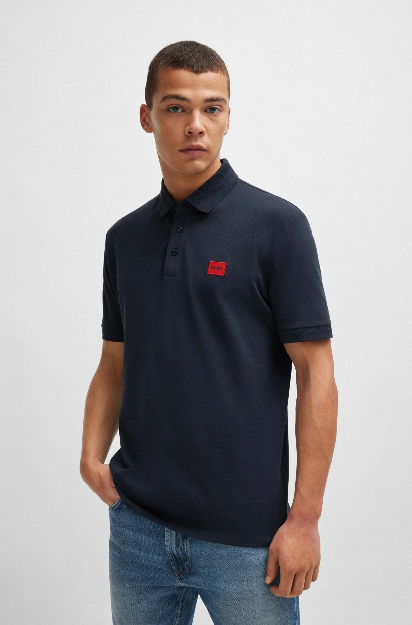 HUGO Dereso232 Polo Shirt S2-24 405 Dark Blue