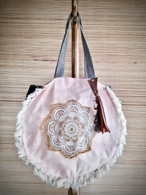 JEANS BAG Mandala soft Pink