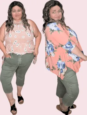 Judy Blue Soft Sage Capri