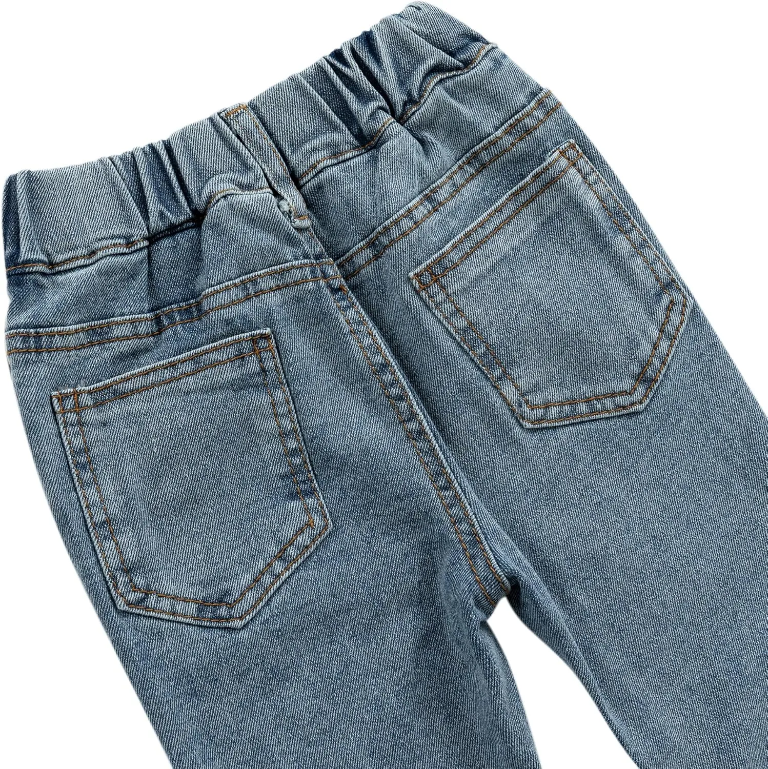 Kid Girls Ultra Soft Flare Jeans Toddler Little Girls Casual Skinny Stretch Denim Bootcut Pants