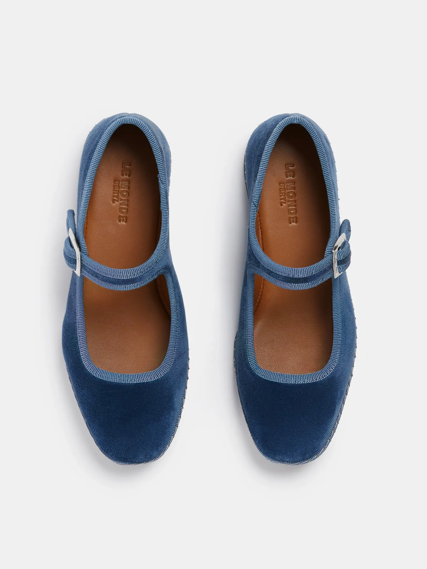 Kids Soft Mary Jane / Jeans Velvet