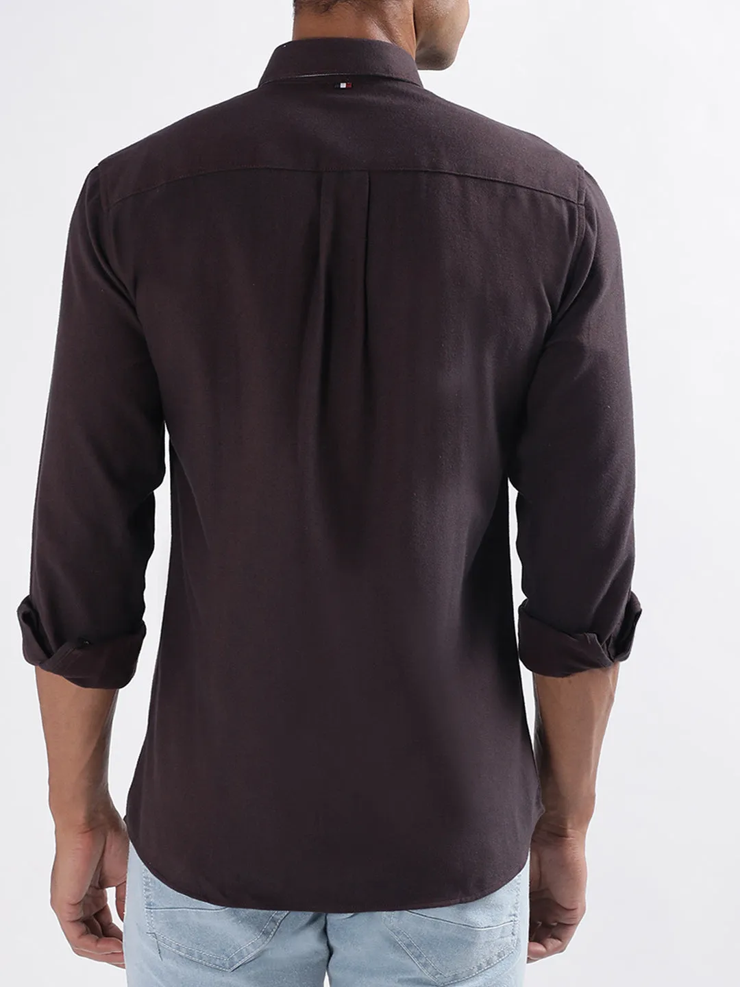 Lindbergh Burgundy Relaxed Fit Shirt