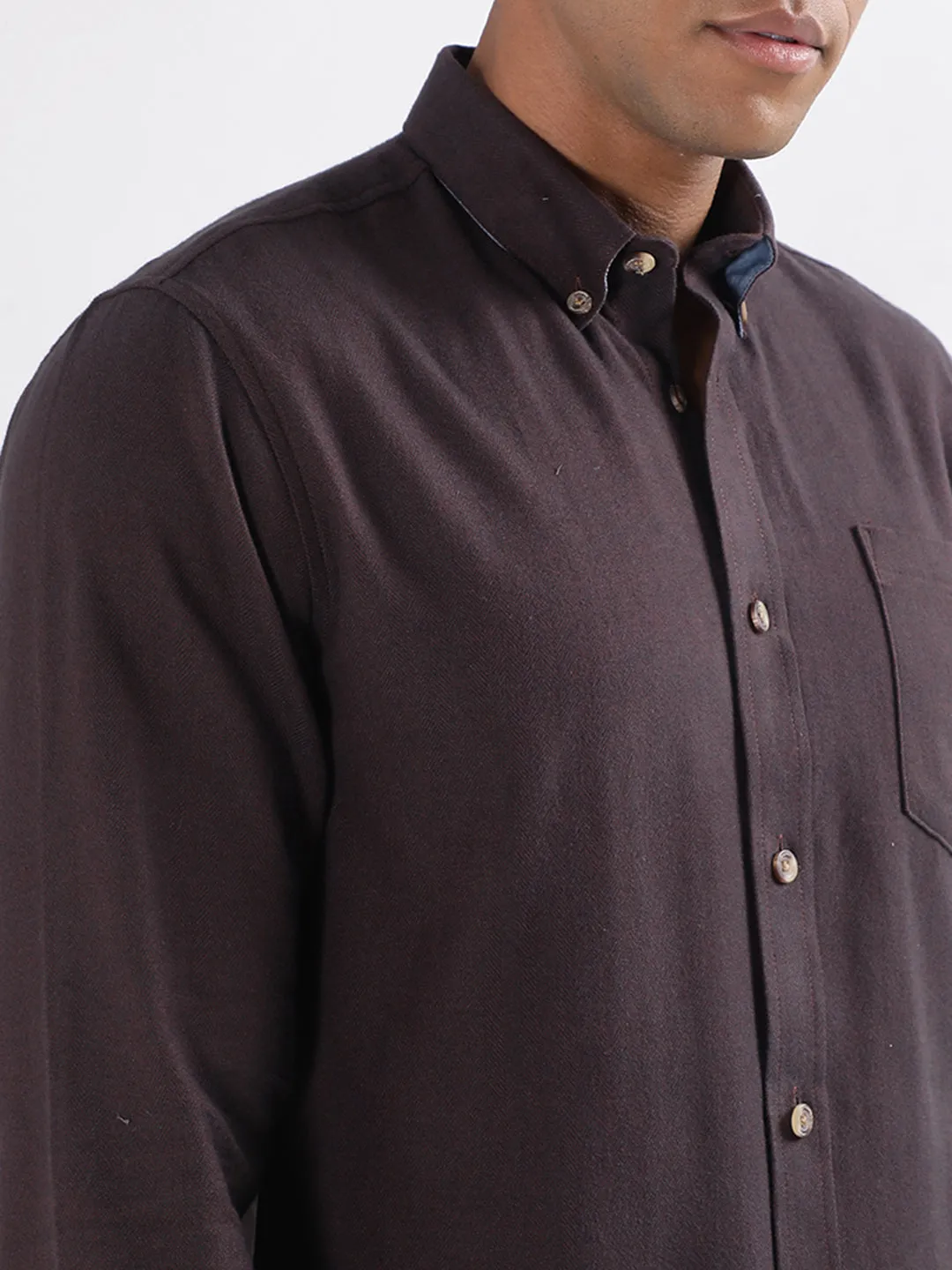 Lindbergh Burgundy Relaxed Fit Shirt