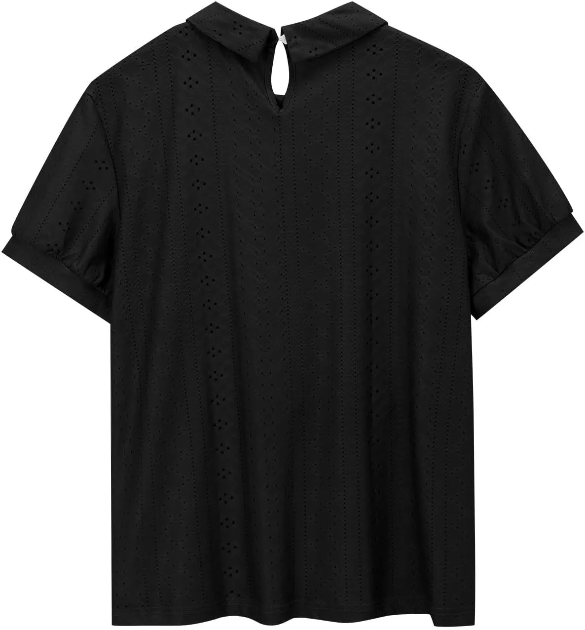 Linen Shirts for Women Neck Breathable Comfortable Loose Casual Short Sleeved Top White Dress Shirt Women Blue